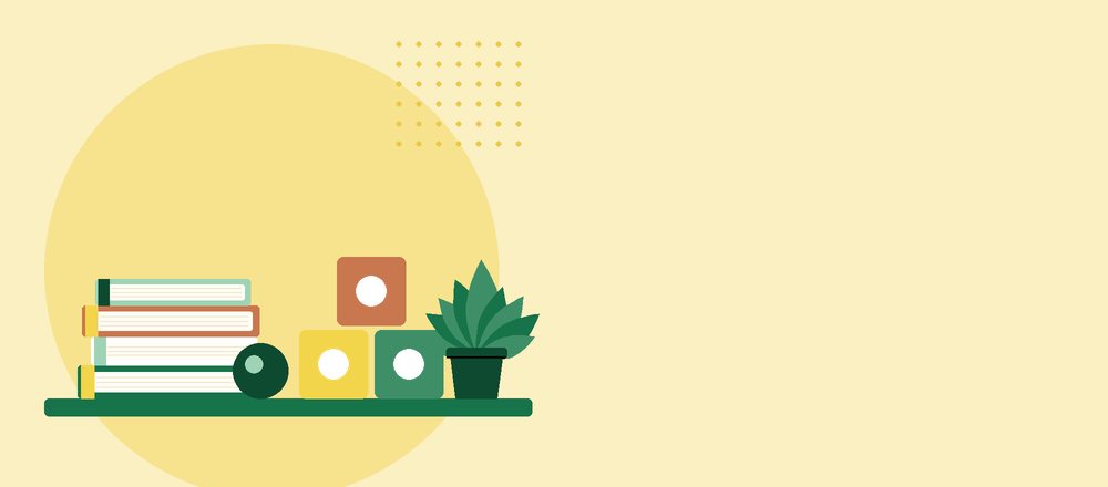 كتبٌ ومكعّباتٌ ملوّنة في ركن الصغار
